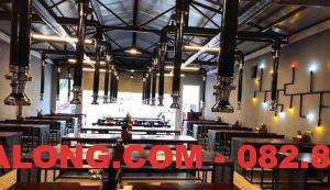 hệ thống ống hút khói quán nướng