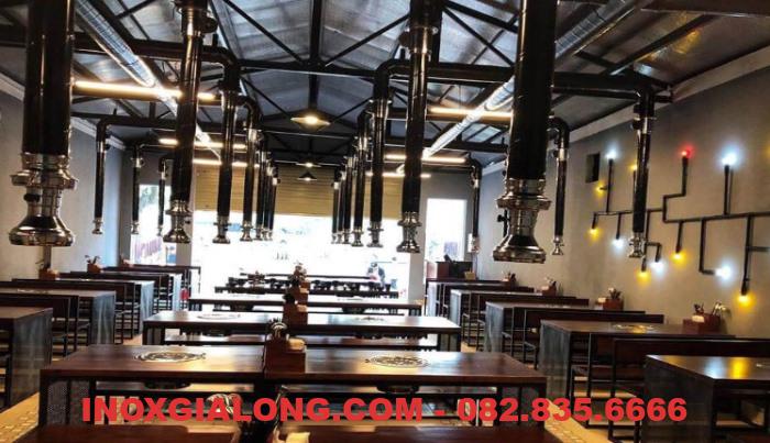 hệ thống ống hút khói quán nướng hệ thống ống hút khói quán nướng