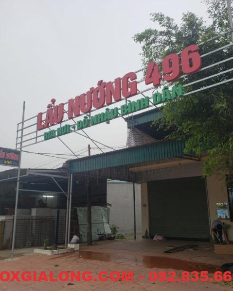 hệ thống hút khói âm bàn - Lẩu nướng 496, Sầm Sơn, Thanh Hóa