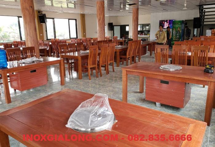 lắp đặt hệ thống bếp lẩu nướng không khói - Nhà hàng lẩu nướng Cường Hiền, TP Sầm Sơn, Thanh Hóa 2